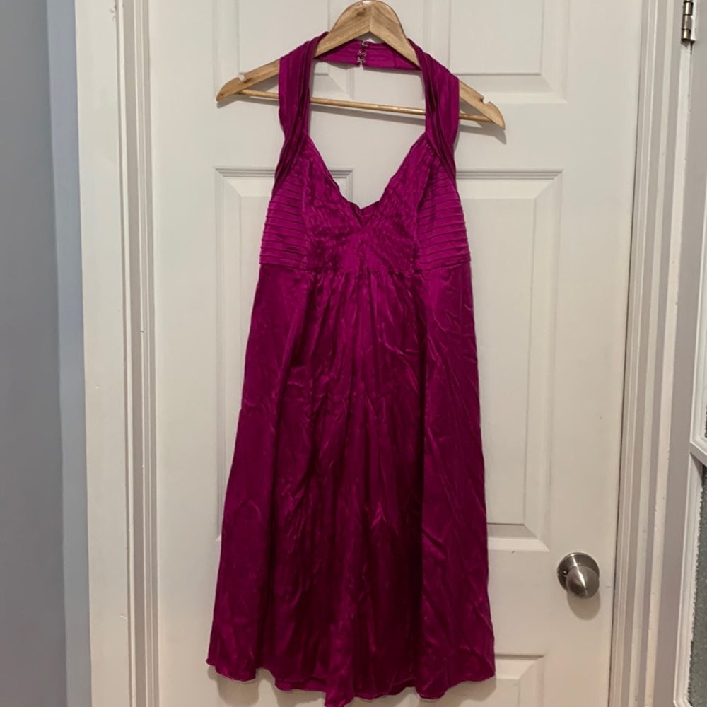 JONES NEW YORK silk halter dress, size 12